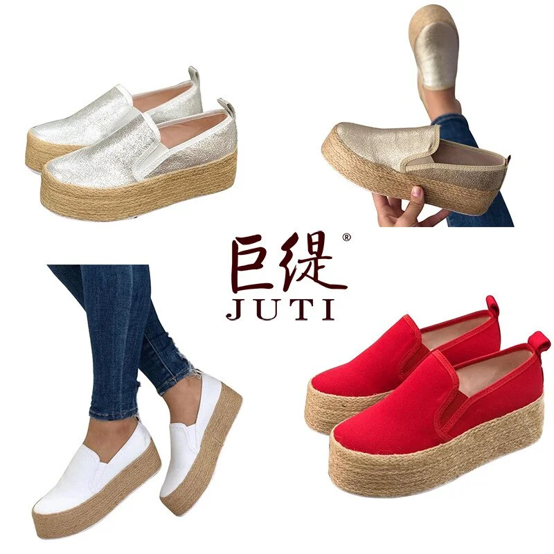 Athvotar Spring Women Flats Shoes Platform Sneakers Slip on Flats Ladies Canvas Shoes Casual Shoes Zapatos De Mujer Ladies Shoes358 319-0