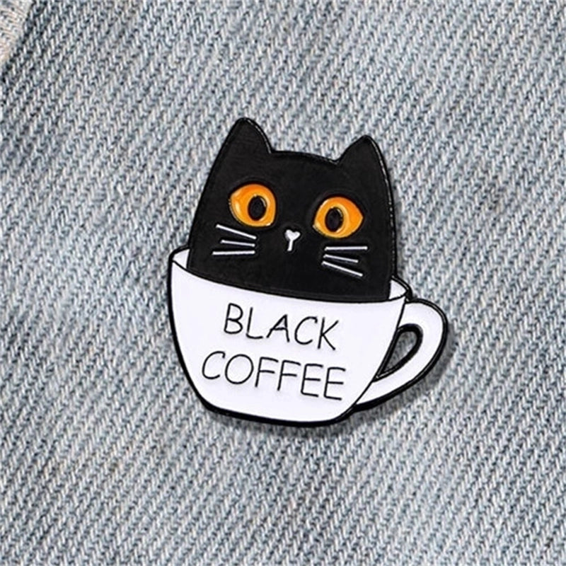 Cartoon Style Cute Cat Alloy Women’s Brooches