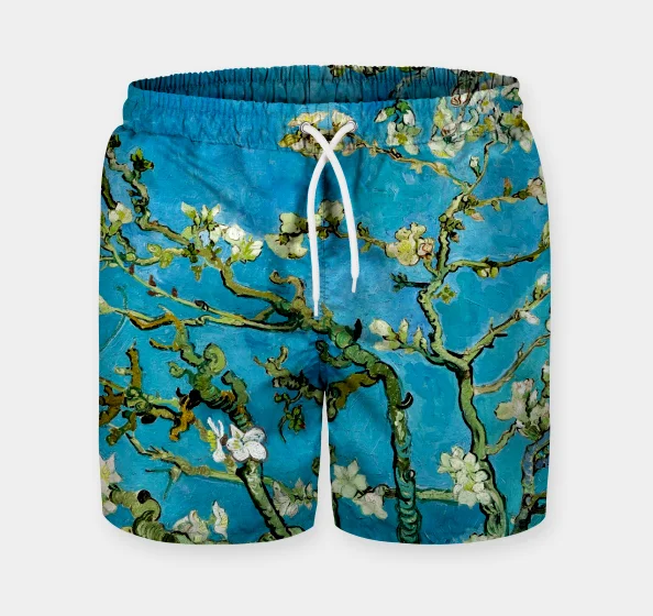 Vincent Van Gogh Almond Blossoms Swim Shorts