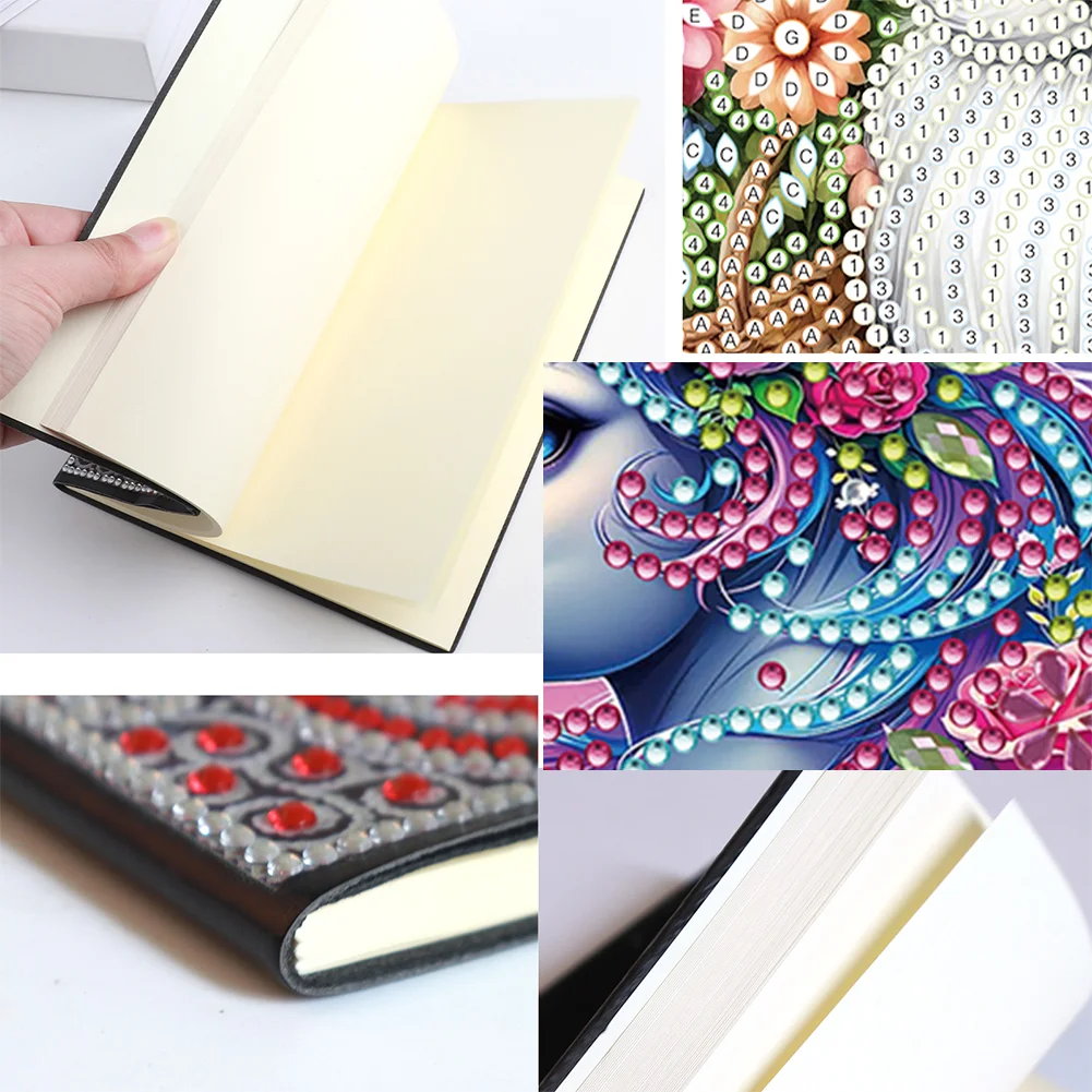 50-Page A5 Horse Diamond Painting Notebook for Adult Holiday Birthday Gift