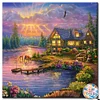 Cottage- Round/Square AB Drills Diamond Painting(45*45cm)
