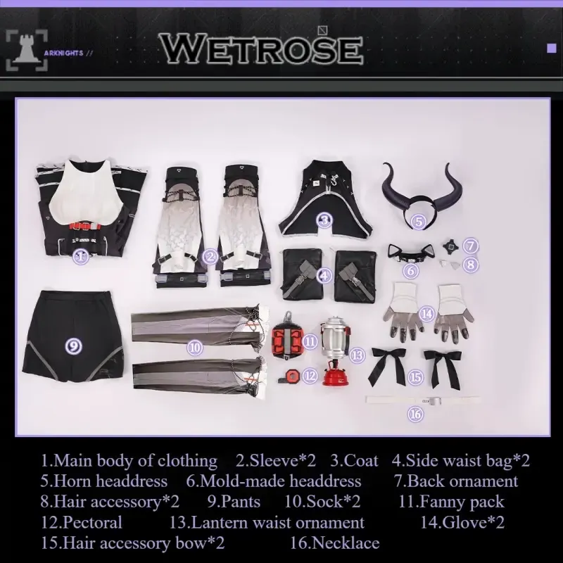 [Wetrose] In Stock Arknights: Endfield Typhoeus Dress Game Outfit Cosplay Costume 