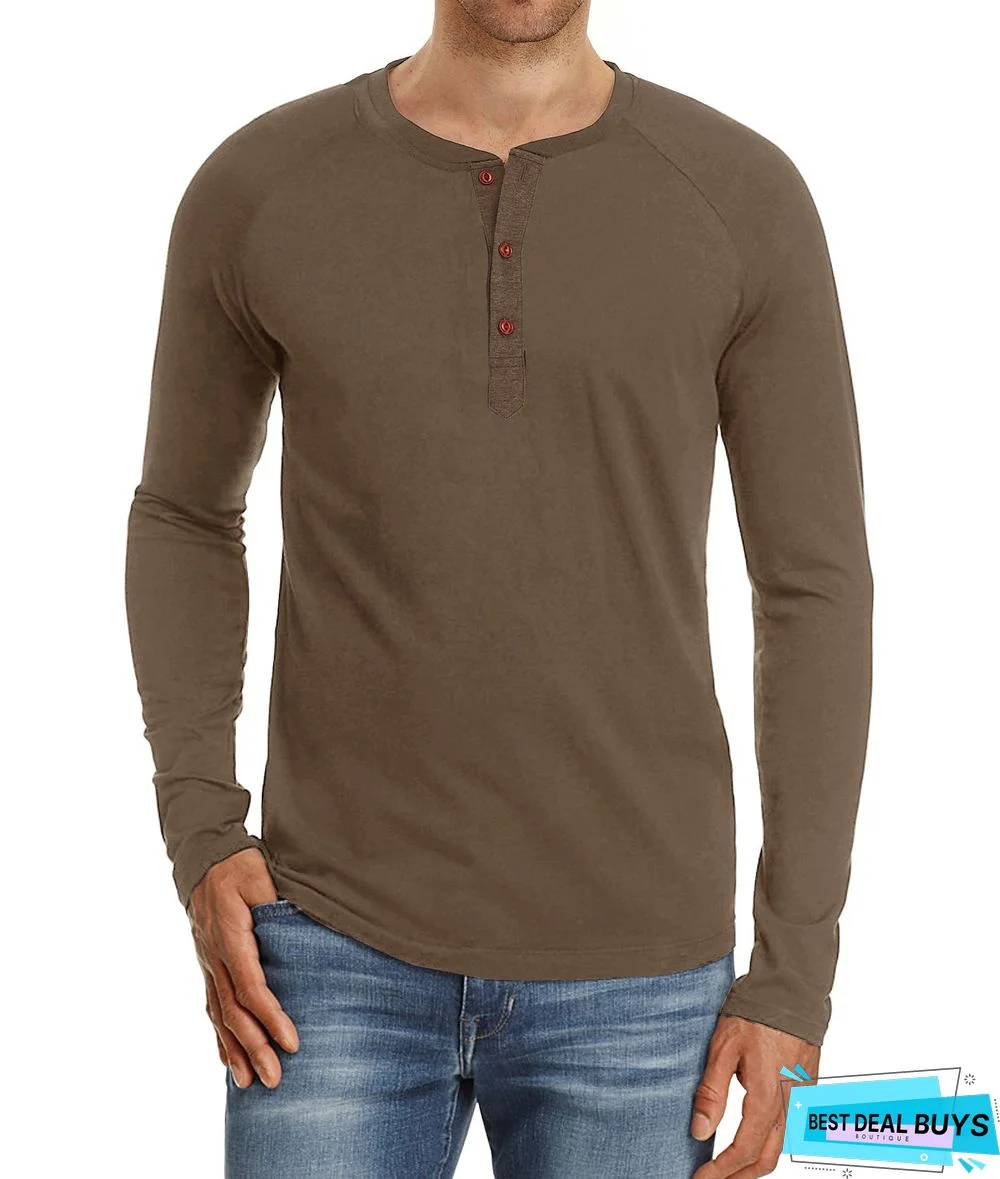 Men's Wear Long Sleeve T-Shirt Round Neck Bottoming Shirt