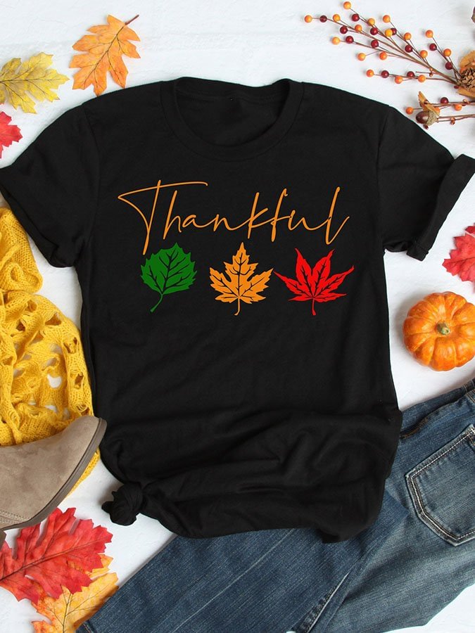 Casual Printed Short Sleeve T-Shirt
