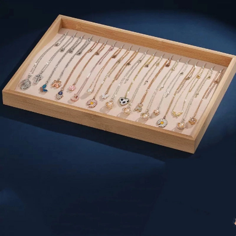 1 Piece Wood Sweet Holiday Banquet Selfie Solid Color Jewelry Boxes