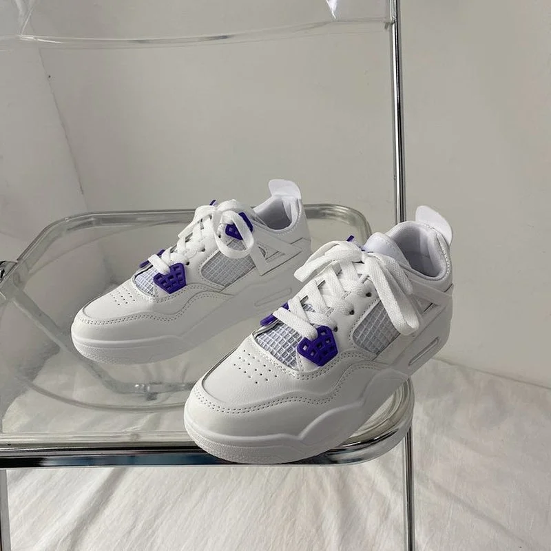 2021 Autumn New Women's Casual White Shoes Woman Sports Flats Ladies Skateboard Shoes Platform Sneakers Light Soft Walking Shoes