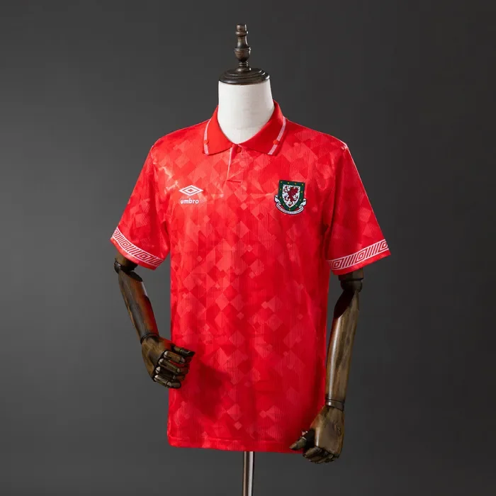Wales 1990/92 Retro Home Jersey