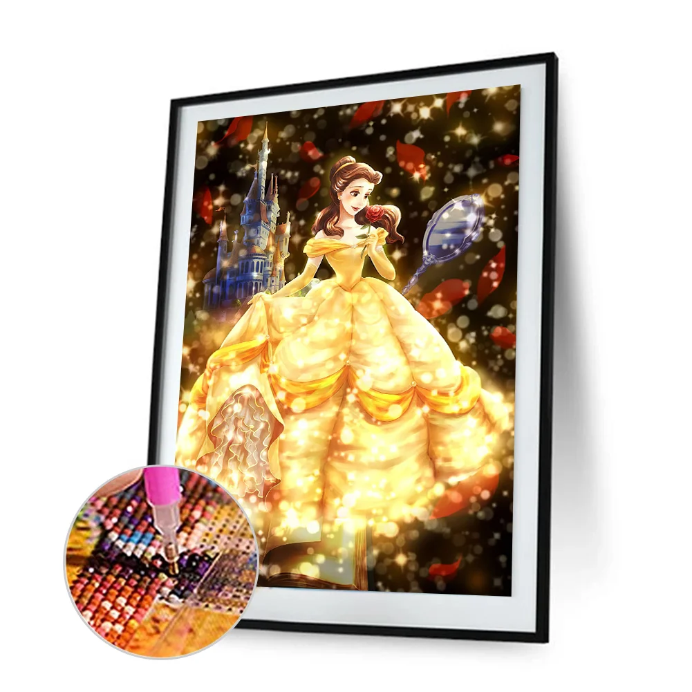 Diamond Painting - Full Round Drill - Princess(30*40cm)