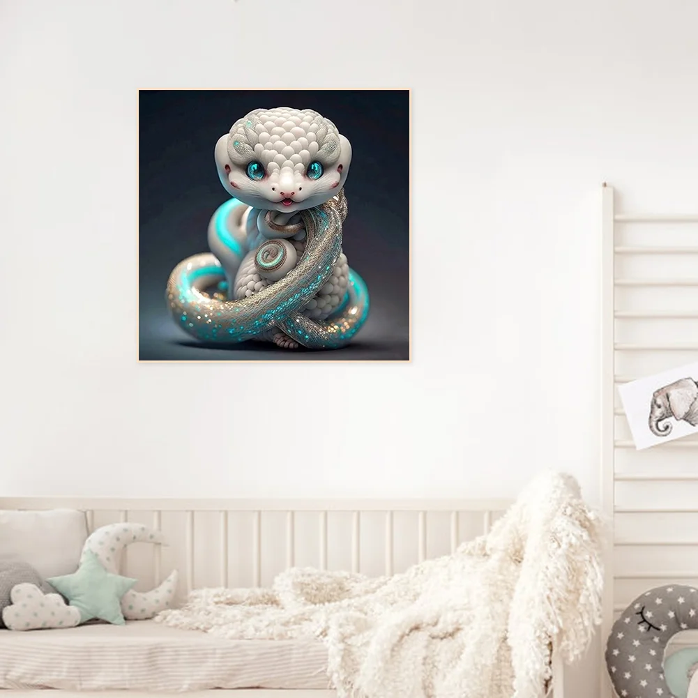 Diamond Painting - Full Round Drill - Snake(Canvas|30*30cm)