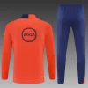 Barcelona 25-26 1/4 Zip Tracksuit Player Version T90- Orange Chandal