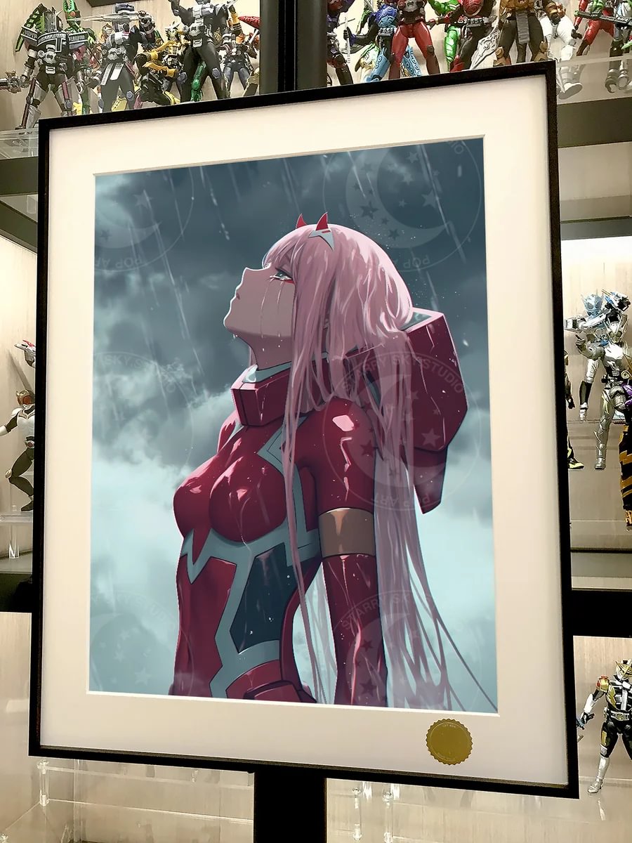 Zero Two Art Print - DARLING in the FRANXX | Xingkong Studio