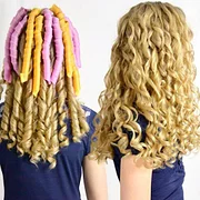 Image result for no heat magic safety hair curlers rollers