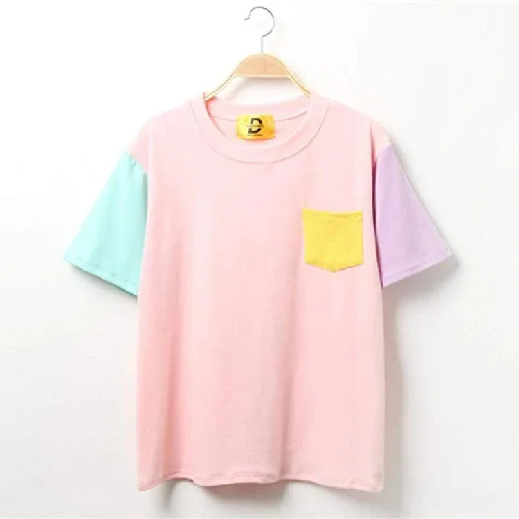 Pastel Patches T-shirt