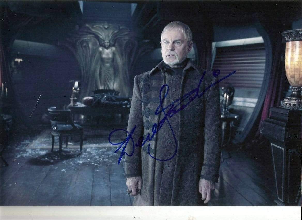 Derek Jacobi ACTOR autograph, In-Person signed Photo Poster painting