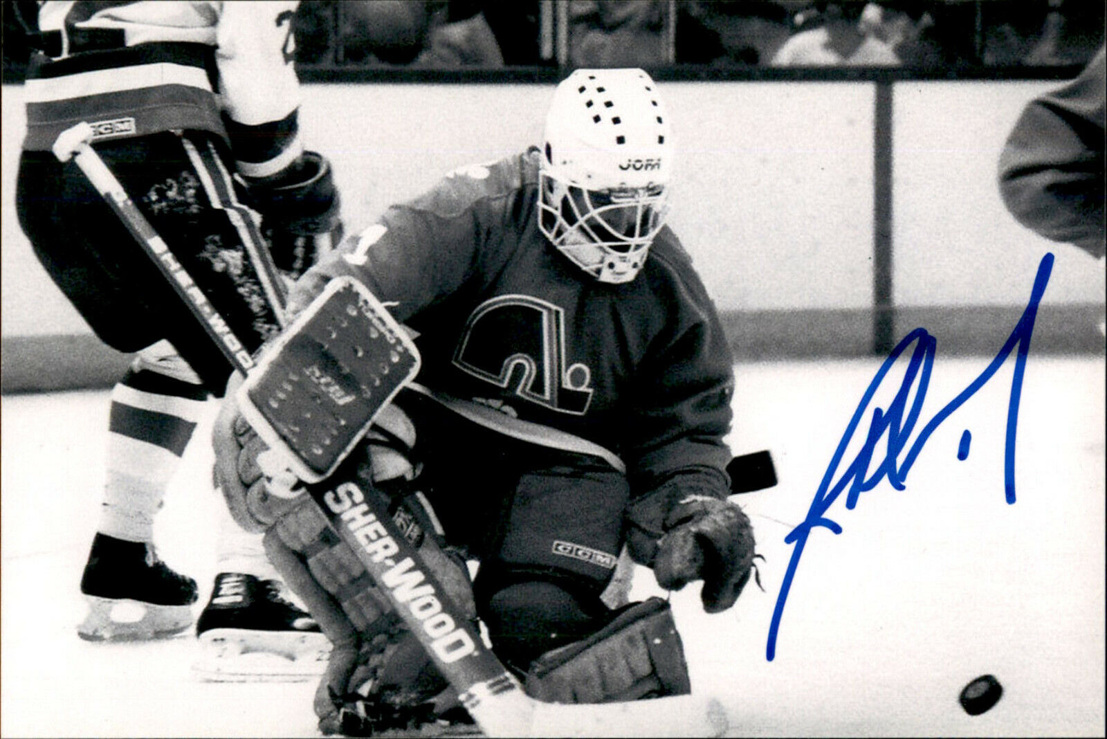 Richard Sevigny SIGNED autographed 4x6 Photo Poster painting QUEBEC NORDIQUES