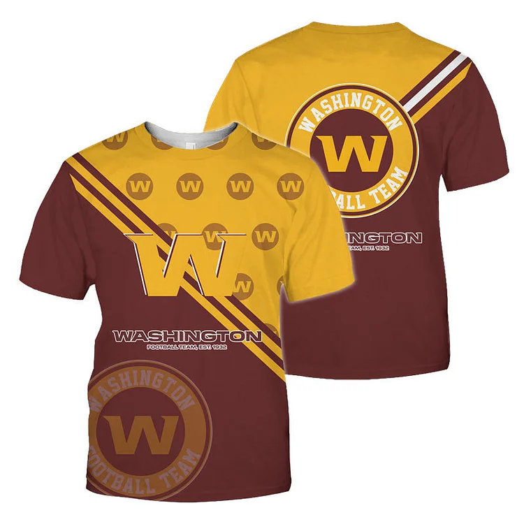 Washington Commanders All Over Print T-Shirt