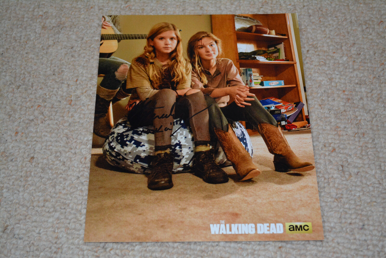 KYLA KENNEDY signed 8x10 In Person THE WALKING DEAD