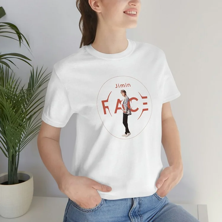 BTS Jimin FACE Photo T-shirt