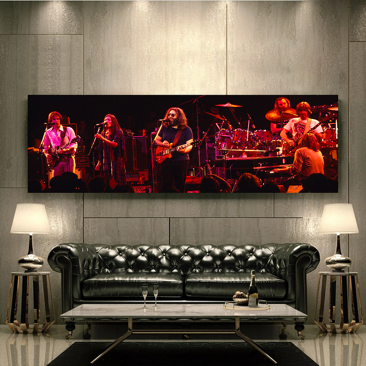 Grateful Dead Concert Live Canvas Wall Art