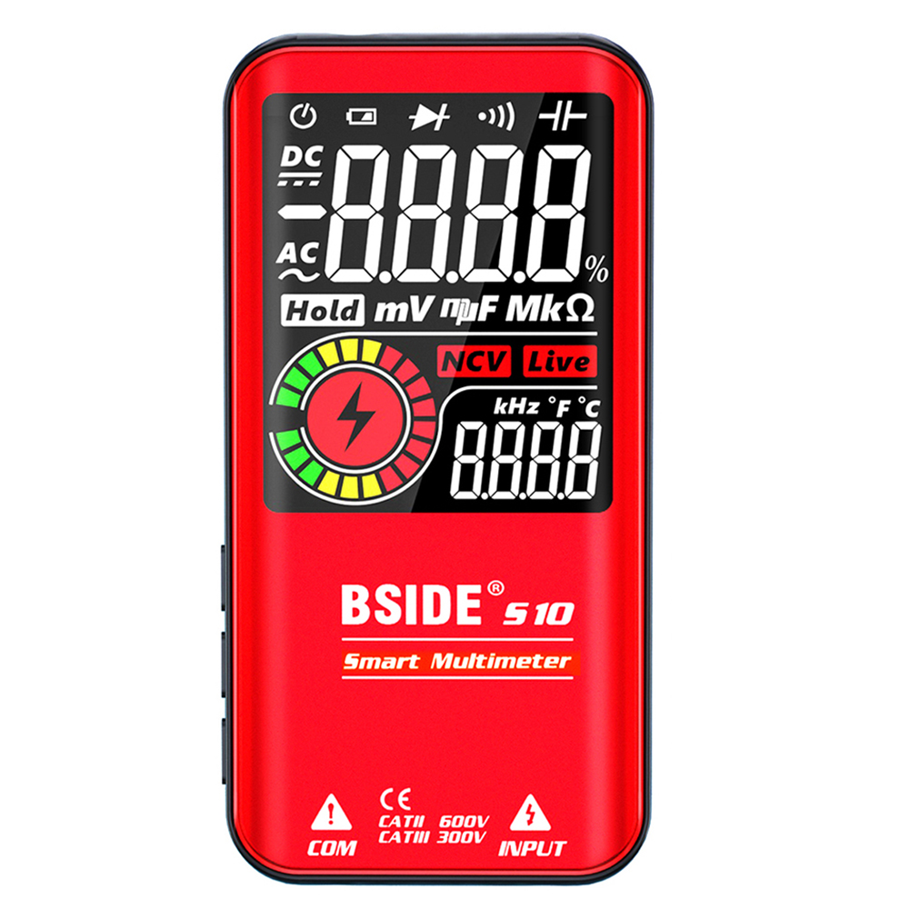 

BSIDE S10 9999 Counts - Digital Multimeter, S10 balck dry cell, 501 Original