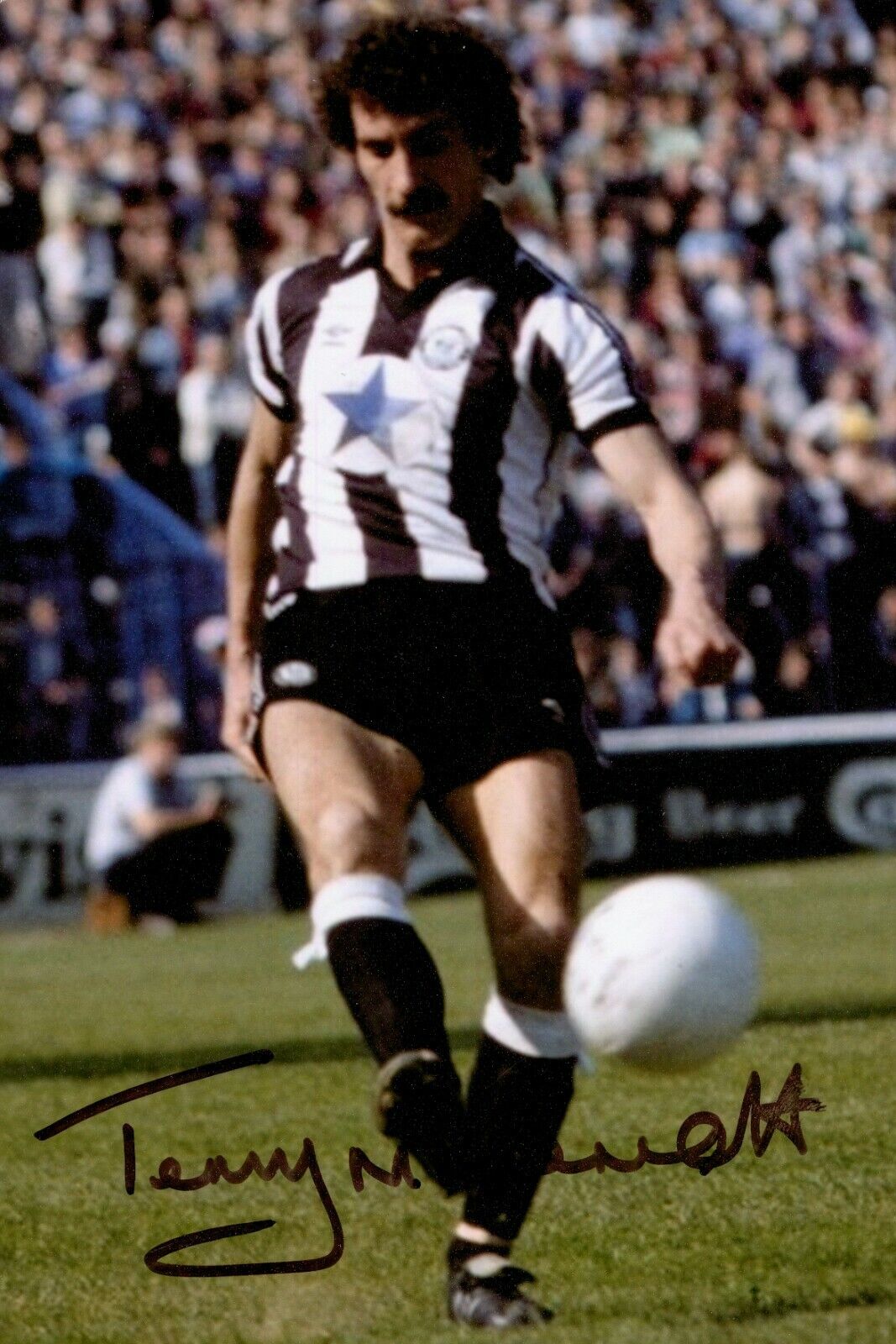 Terry McDermott Hand Signed 6x4 Photo Poster painting Newcastle United Liverpool Autograph + COA