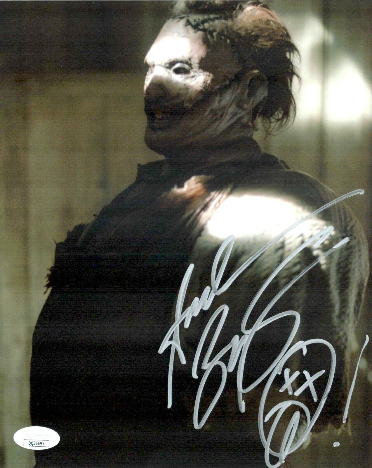 ANDREW BRYNIARSKI Signed 8x10 TEXAS CHAINSAW MASSACRE Photo Poster painting Autograph JSA COA