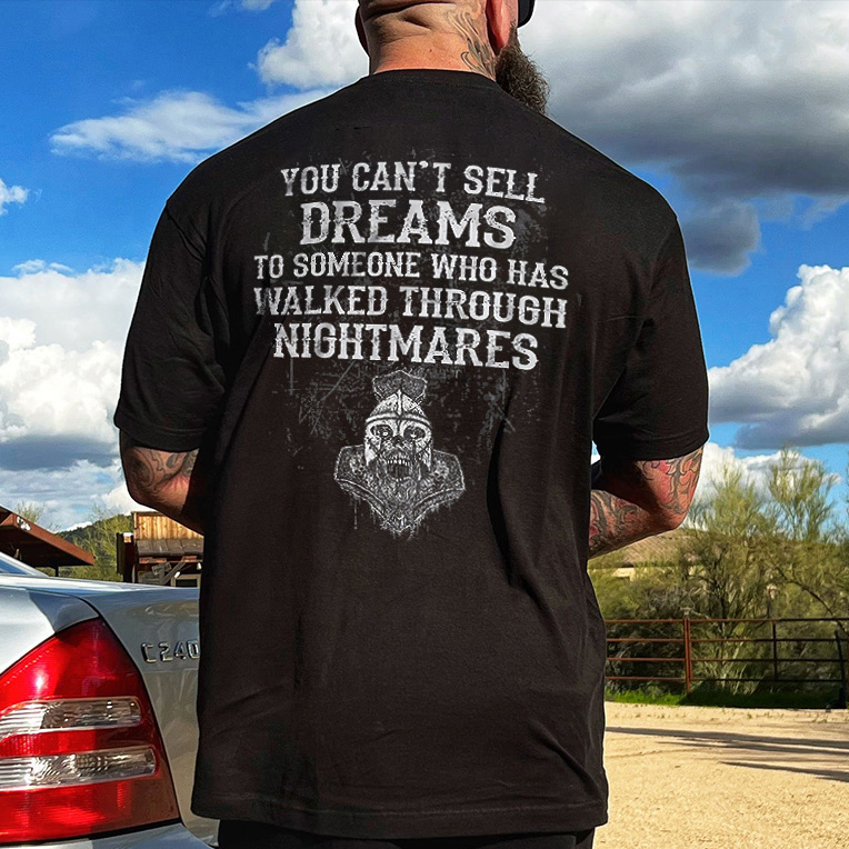 Livereid You Can't Sell Dreams Printed Men's T-shirt - Livereid
