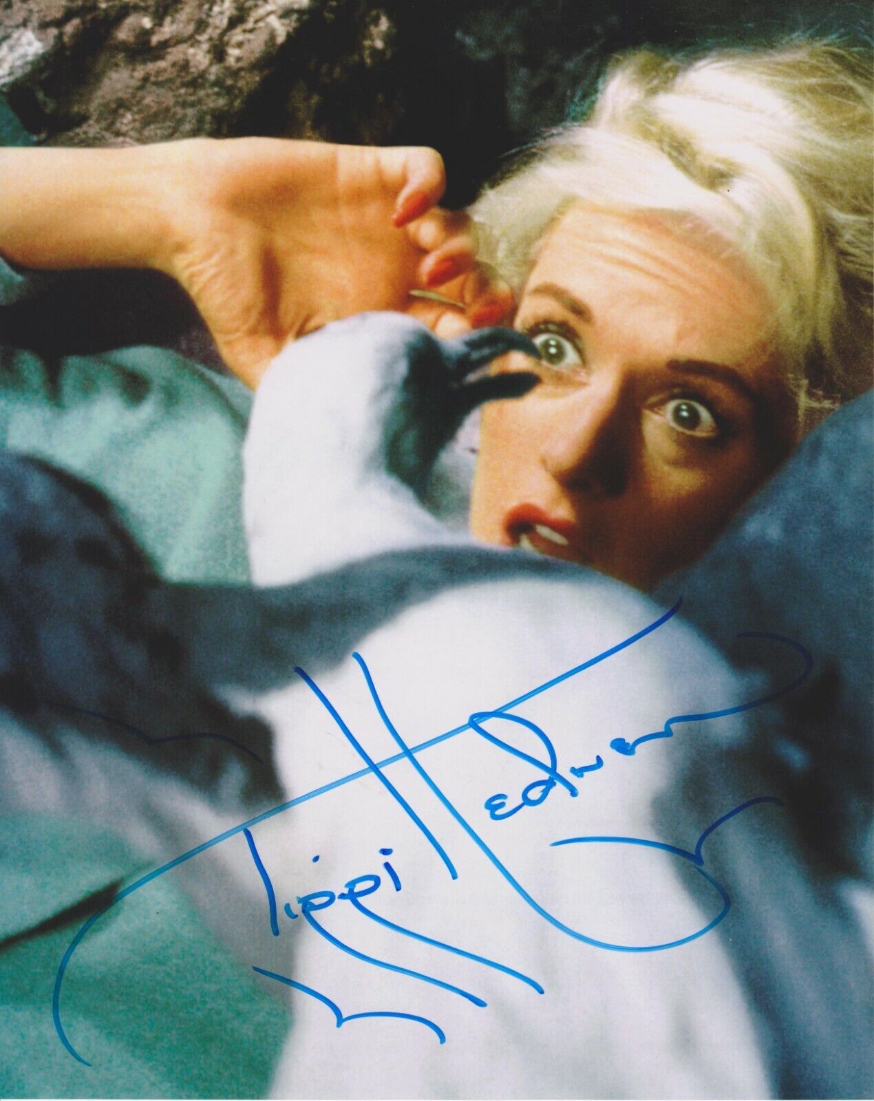 Tippi Hedren The Birds Hitchcock 8X10 Photo Poster painting #10 signed @ Hollywood Show
