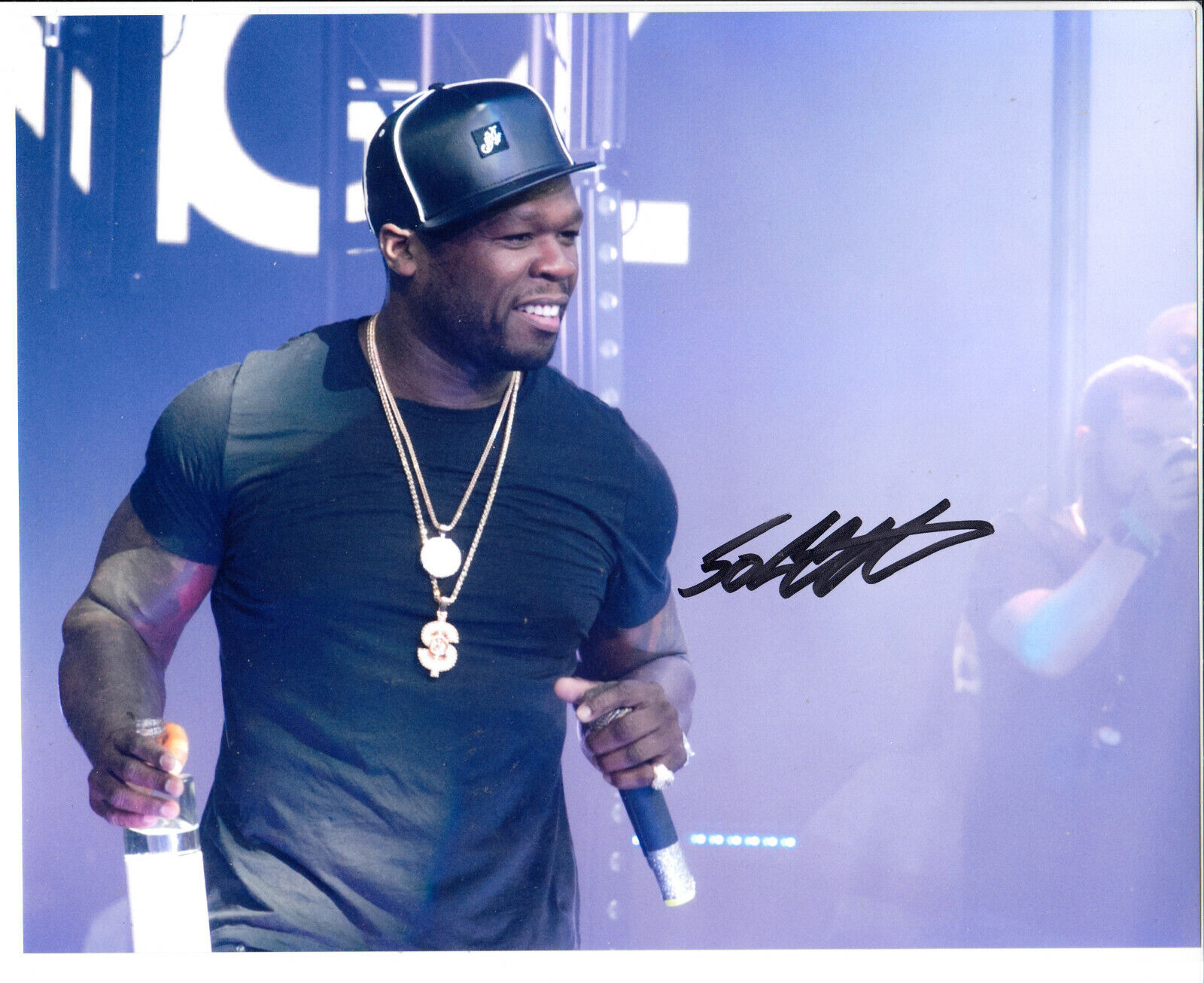 50 Cent Curtis Jackson american rapper singer writer Signed Autograph 8x10 Photo Poster painting