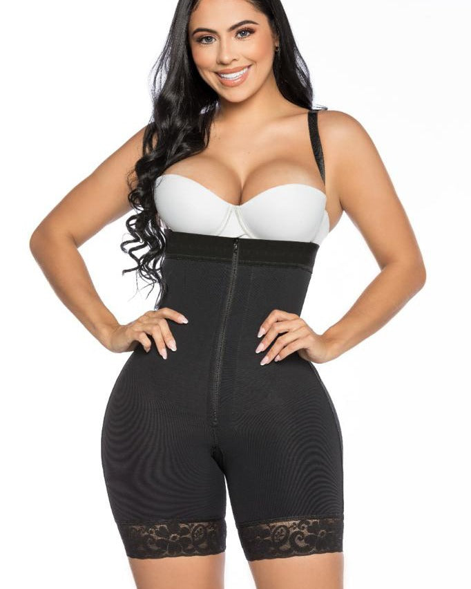 Open Bust Tummy Control Shapewear For Women Postpartum Body Shaper Post Liposuction