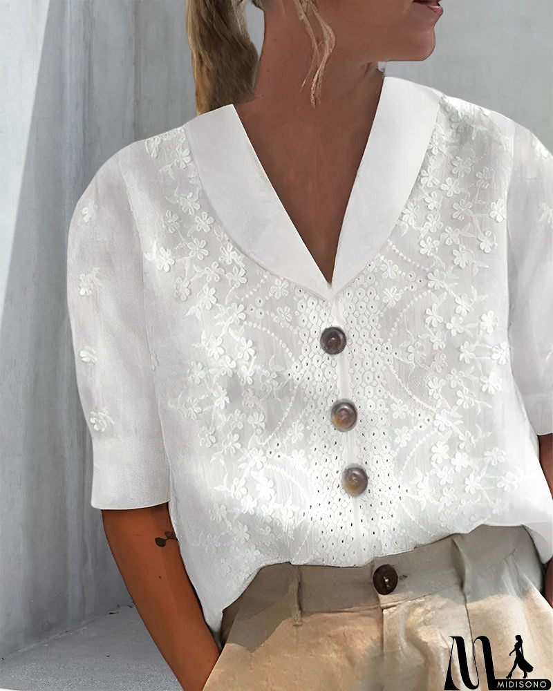 MidiSono - Effortless and Classy winter Blouse