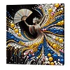 DIY Pearl Painting Dancing Girl for Home Wall Decor with Frame(30x30cm)