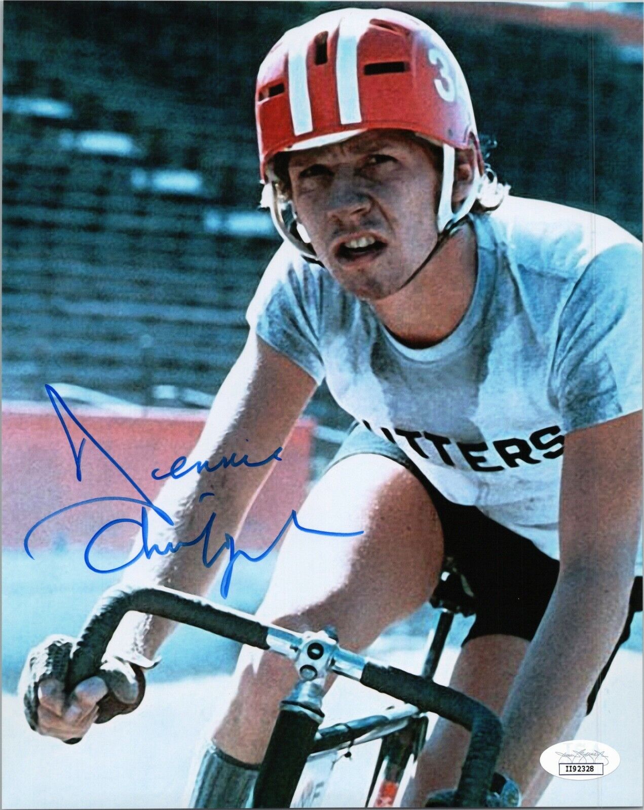 DENNIS CHRISTOPHER Authentic Hand-Signed BREAKING AWAY