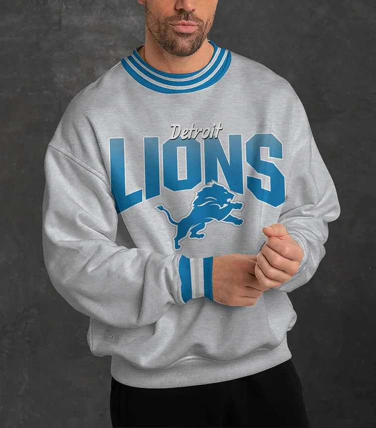 Detroit Lions 3D Limited Edition Crew Neck sweatshirt