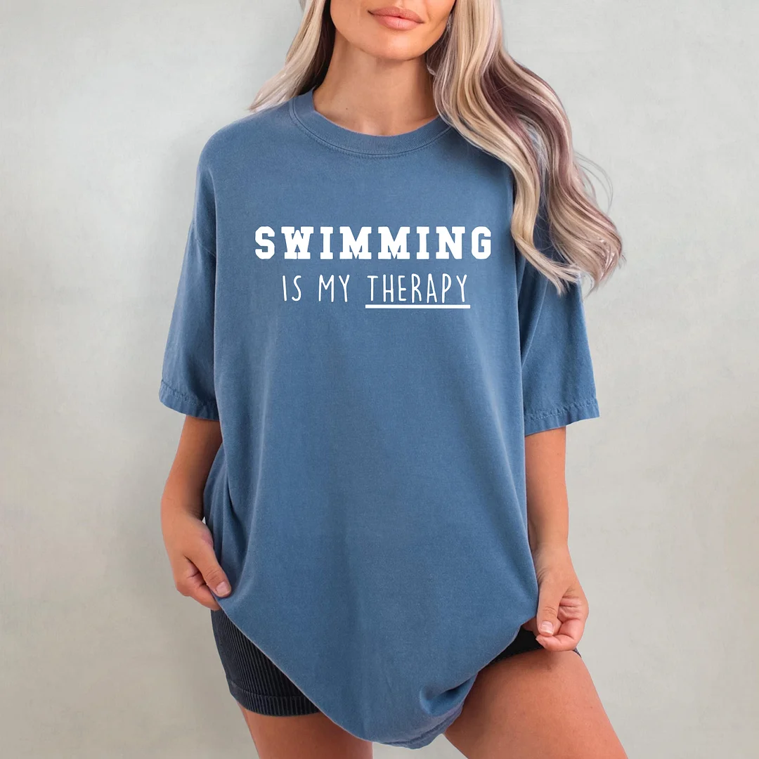 Swimming Is My Therapy T-shirt