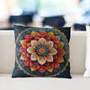 Mandala-11CT Stamped Cross Stitch Pillowcase 45*45cm