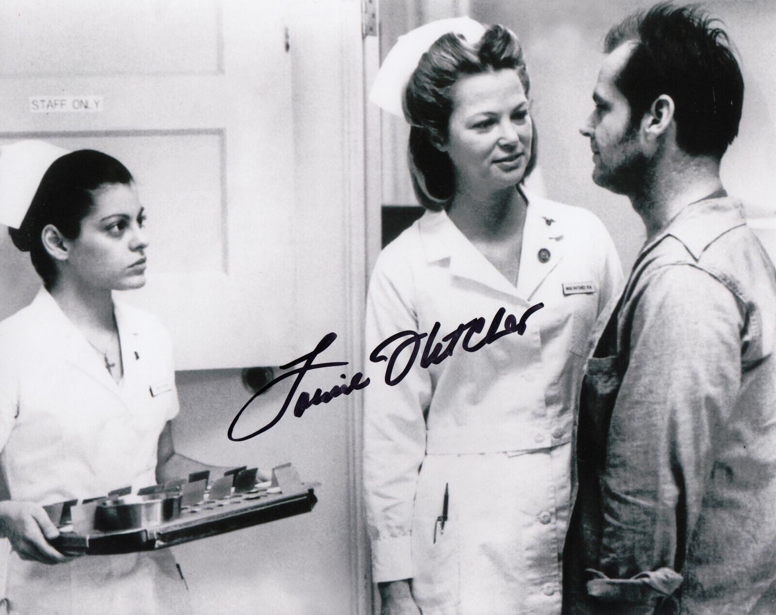 Louise Fletcher (One Flew Over The Cuckoo'#0 8x10 Signed Photo Poster painting w/ COA 031719