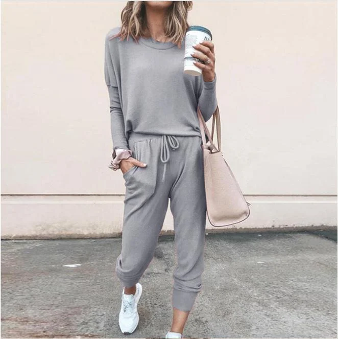 Two-piece Long Sleeved Harem Pants