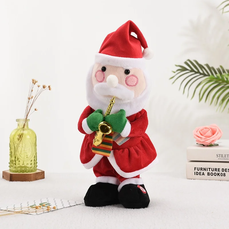 Dancing Christmas tree electronic plush toys decorations Christmas gifts