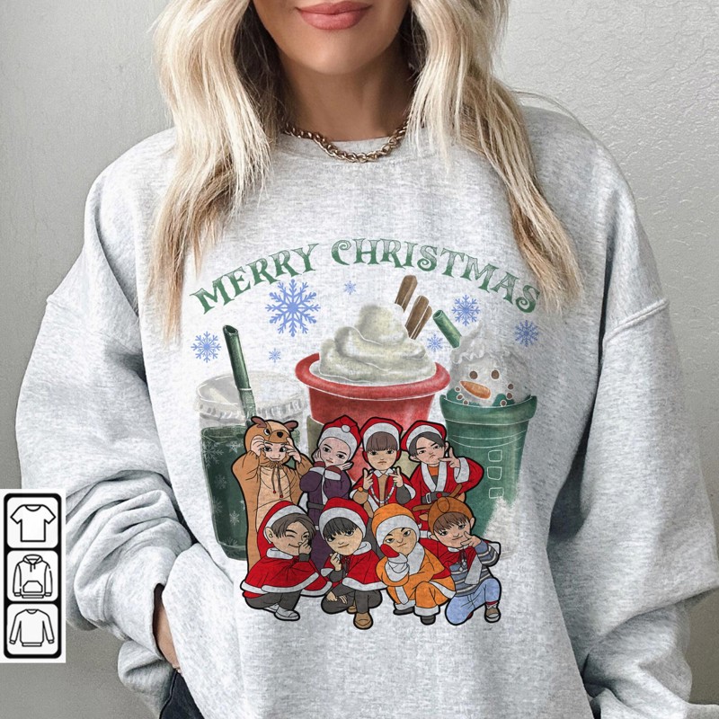 ATEEZ Merry Christmas Casual Sweatshirt