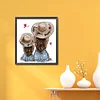 (Stamped/Counted) Mother And Daughter-14CT Cross Stitch 42*47cm/16.54*18.5in(Brand)