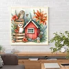 Diamond Painting-DIY Full Round Drill Owl House(40*40CM)