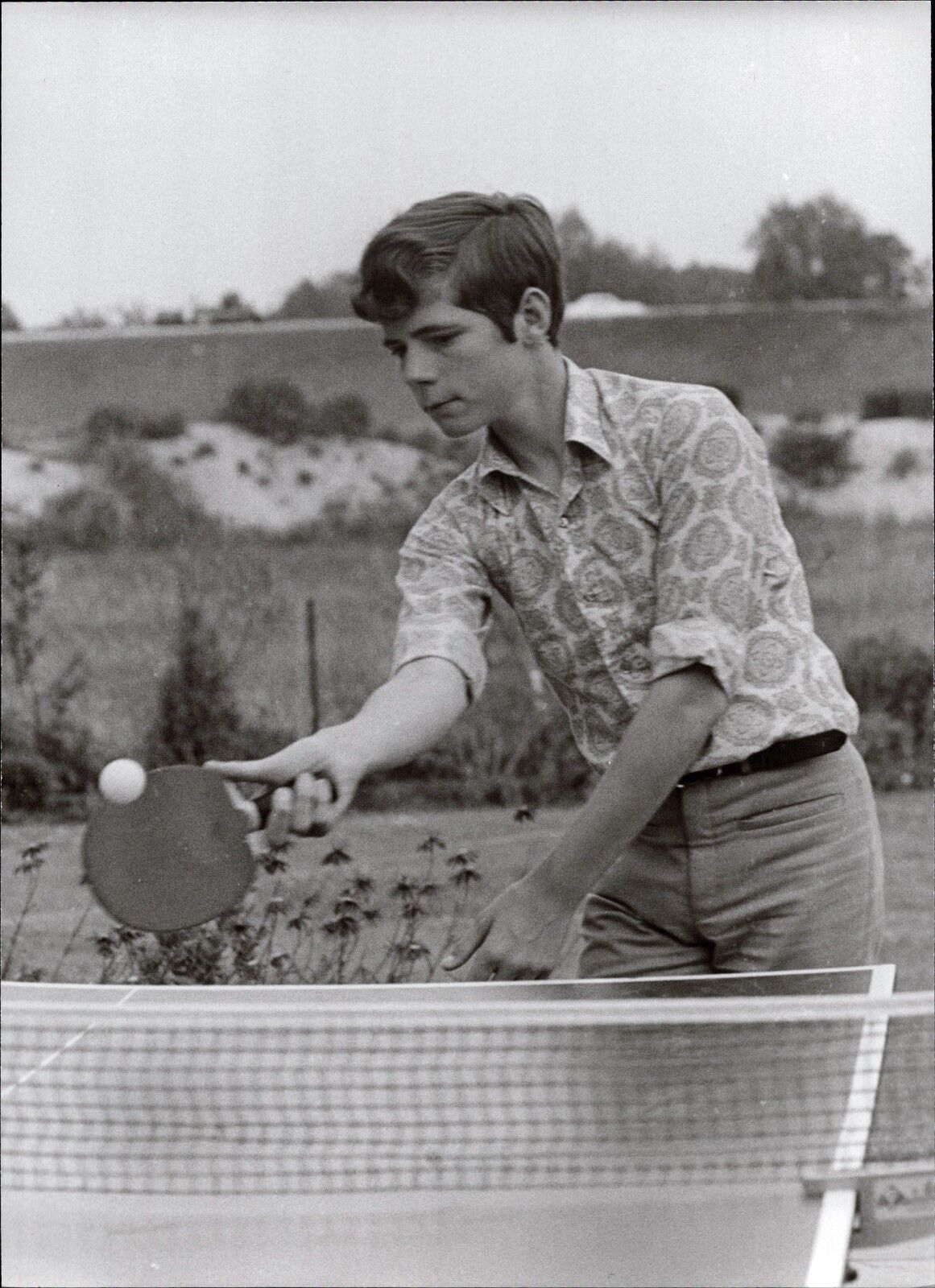 Heintje - Table Tennis - Vintage Press Photo Poster painting Norbert Unfried (U-4107