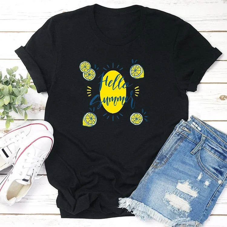 Lemony Summer  T-shirt Tee - 01781