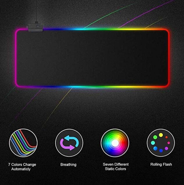RGB Wireless 10w/15w Charging Oversized Mouse Pad