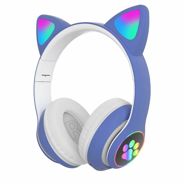 LED Cat Ear Wireless Headphones socialshop