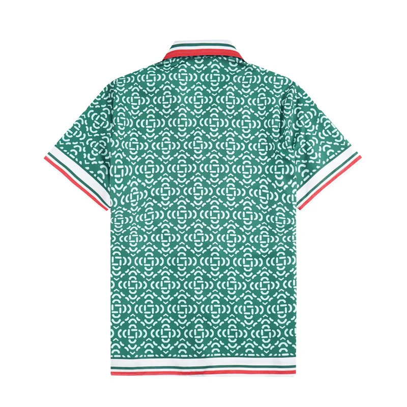 Casablanca 2023SS New Product Silk Short Sleeve Shirt
