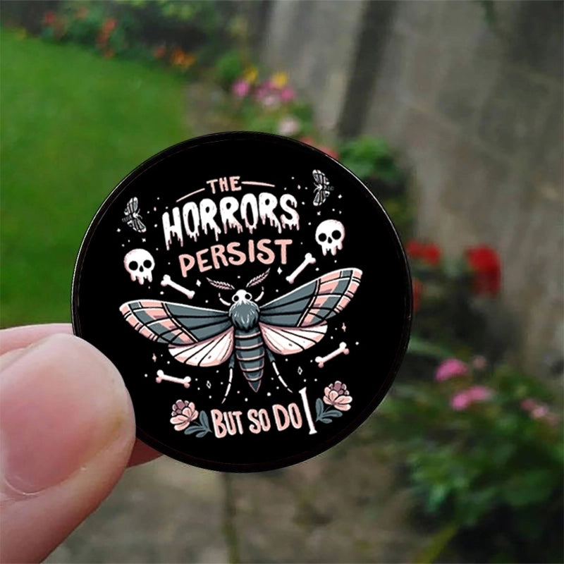 Casual Cartoon Style Letter Skull Alloy Women’s Brooches