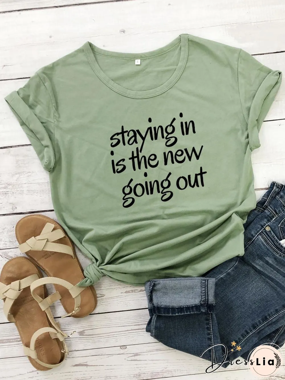 Staying The New Going Out T-ShirtFunny 100 CottonGrungeTumblrQuote
