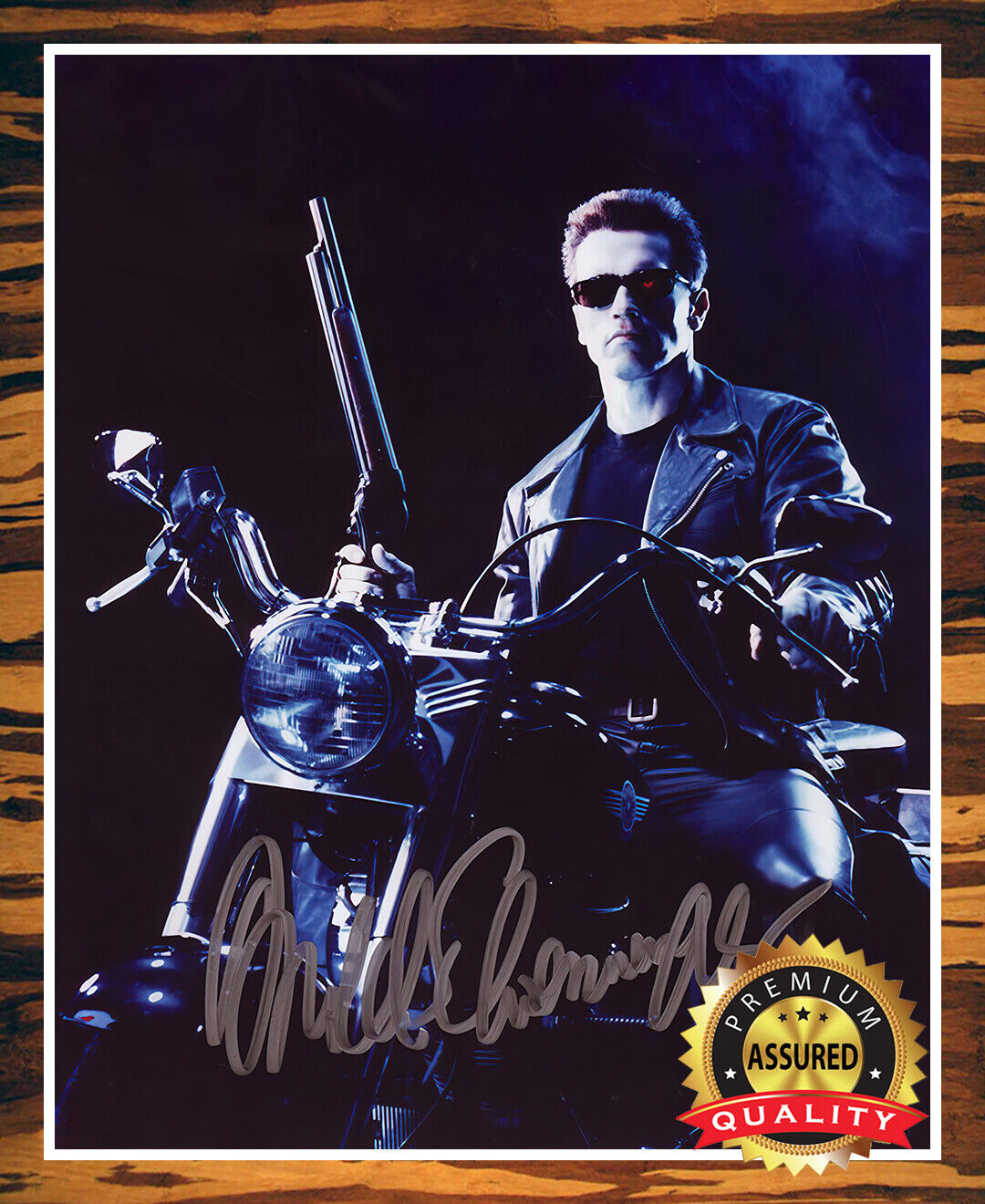Arnold Schwarzenegger - Autographed Signed 8 x10 Photo Poster painting (Terminator) Reprint